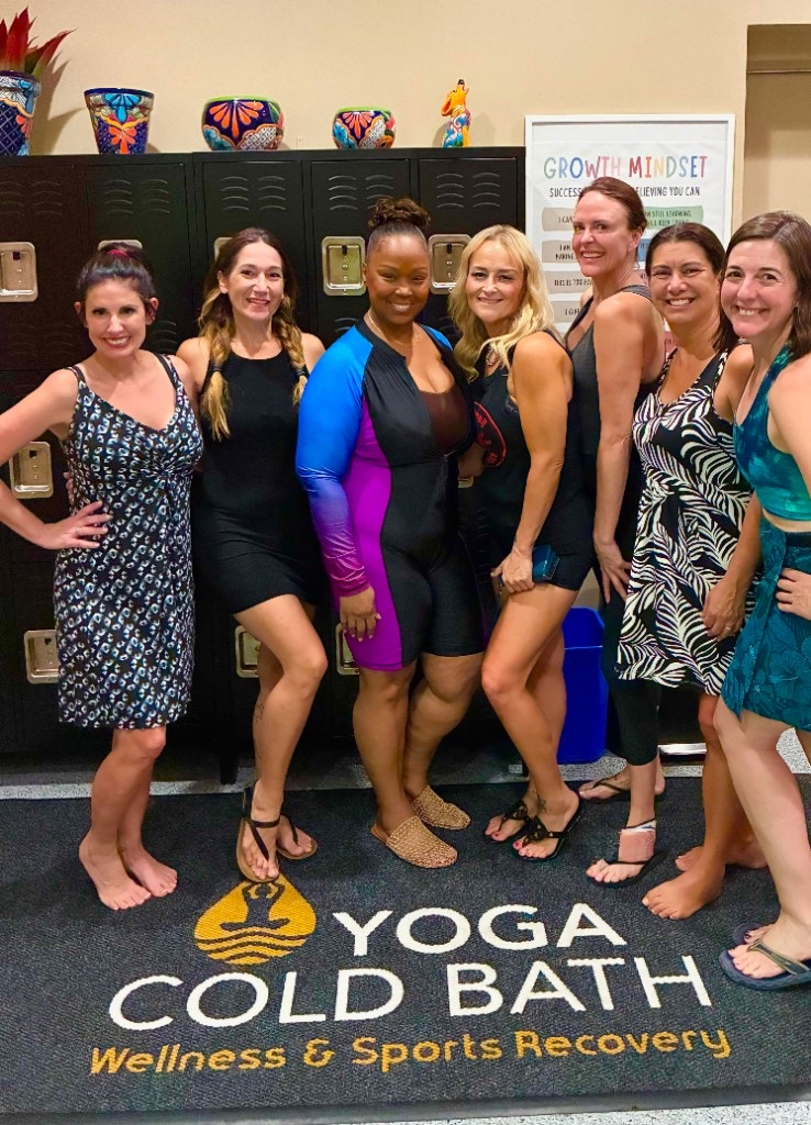 Members together at Yoga Cold Bath